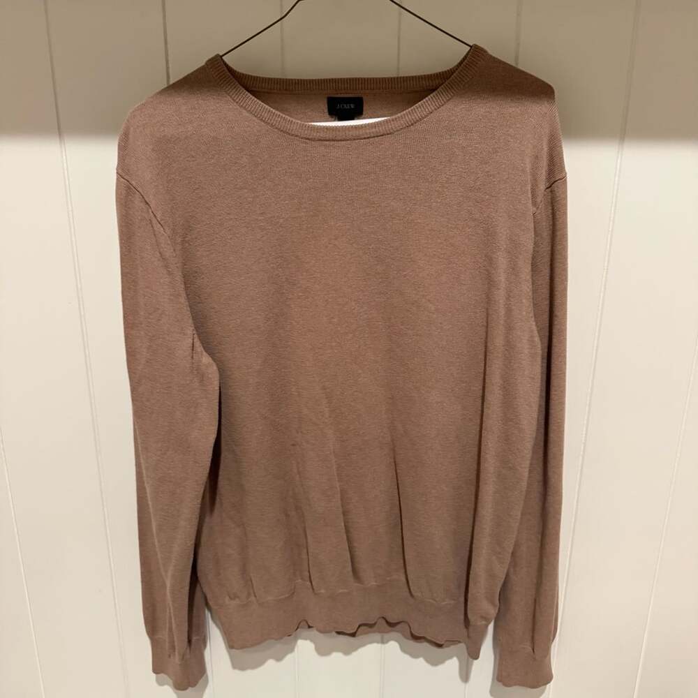 J.Crew Tan Crewneck Sweater
